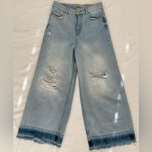 ZARA Wide Leg Basic Jeans